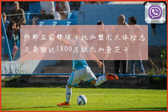 热那亚前锋埃卡托加盟尤文体检总交易额达1800万欧元加普茨卡